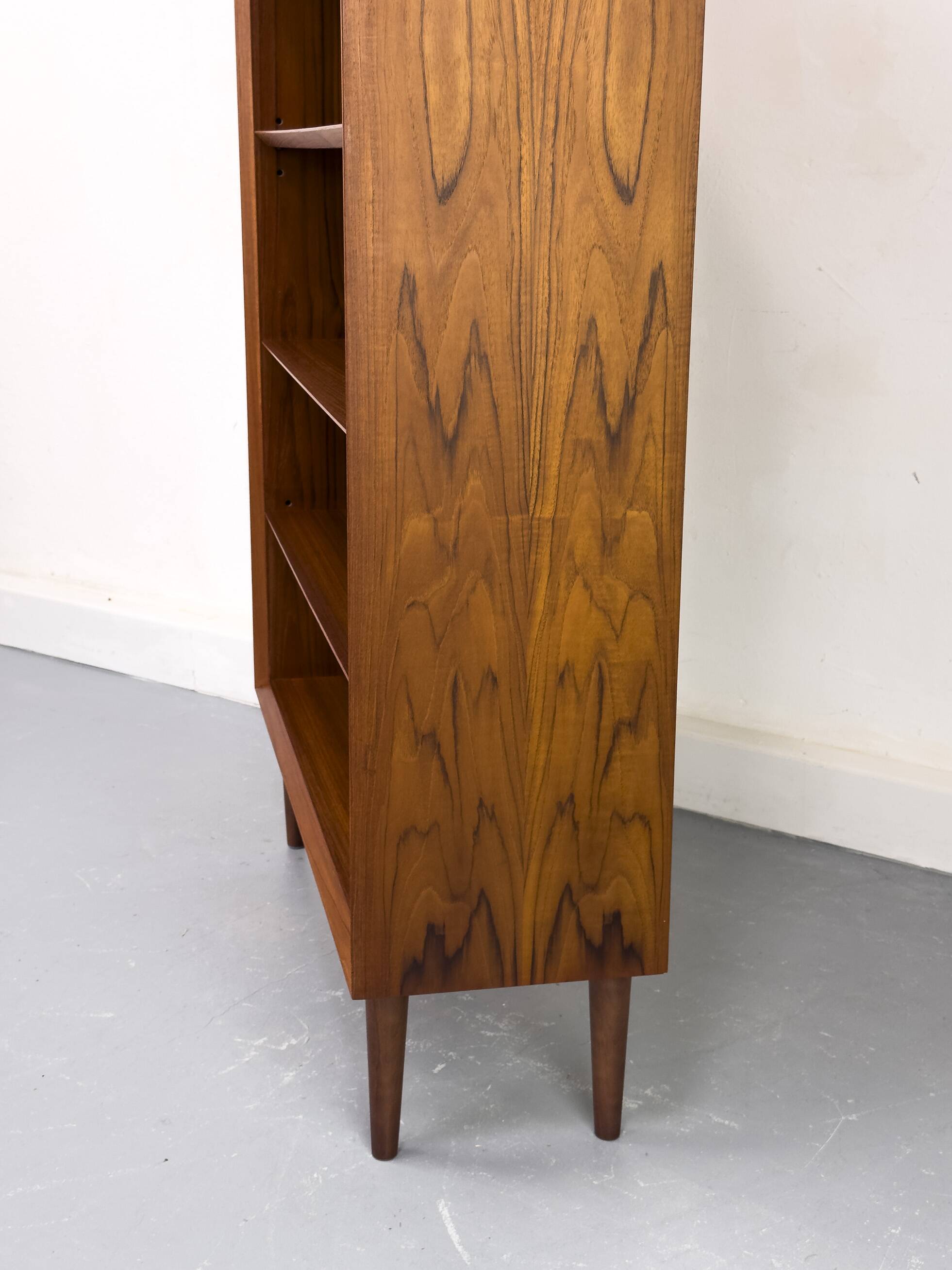 Vintage Danish Teak Bookcase by Chr. Linneberg, 1960s