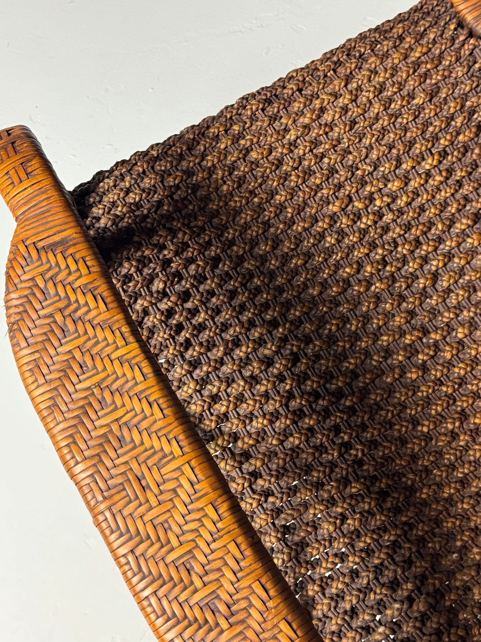 Rattan armchair 1950s vintage