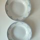 Hollow plates Earth of iron porcelain of Gien