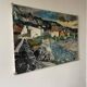 Oil on canvas "View of Corsica" signed and dated 64.