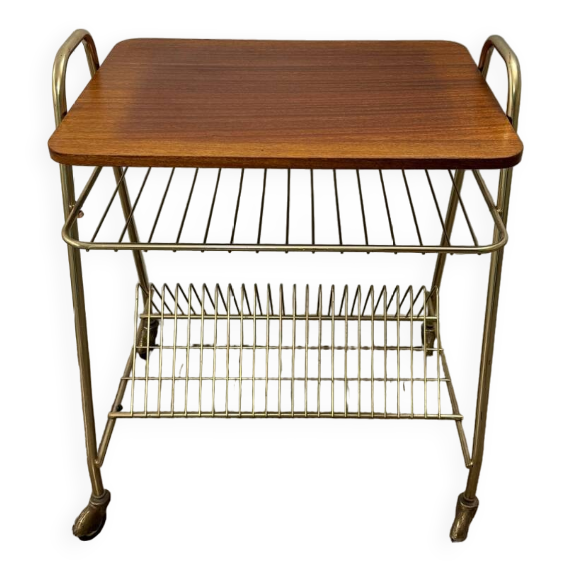 60s vinyl record trolley