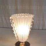 Table lamp with Murano glass shade - mid 20th century