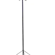Sculptural vintage metal coat stand with rotating crown