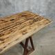 Antique trestle table XXL garden table 89 x 308 cm