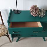 Green vintage dresser