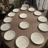 Set of 14 Empire porcelain plates from the Halley workshop