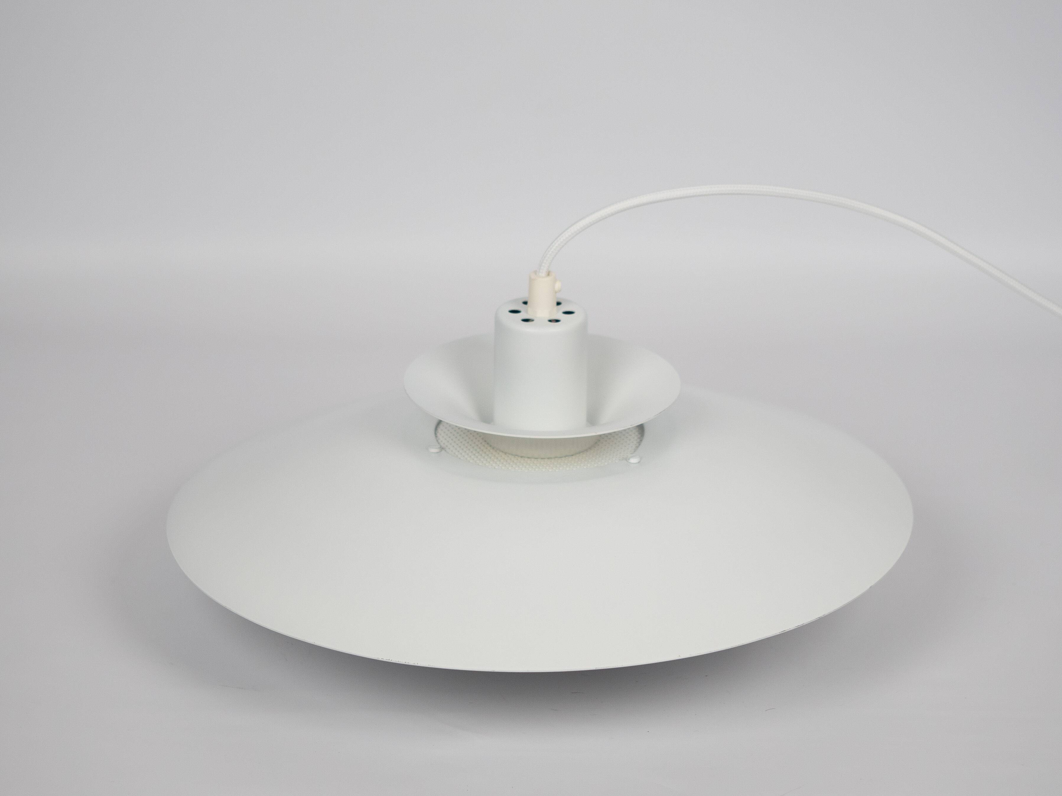 Pair of 2 vintage pendant lamps Volga by Kurt Wiborg, Jeka, 1980s