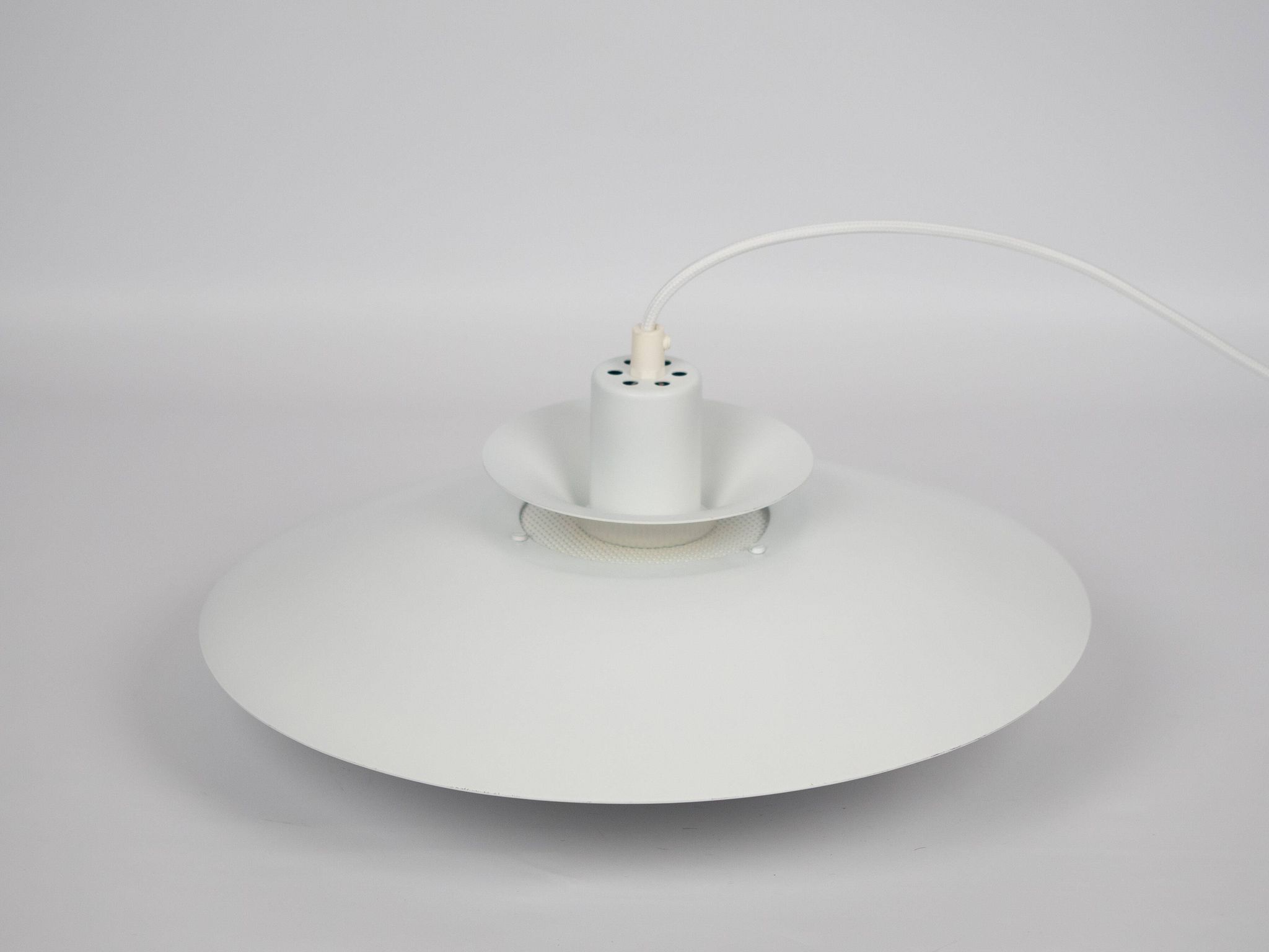 Pair of 2 vintage pendant lamps Volga by Kurt Wiborg, Jeka, 1980s