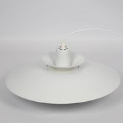 Pair of 2 vintage pendant lamps Volga by Kurt Wiborg, Jeka, 1980s