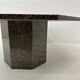 Mid-Century Hexagonal Granite Coffee Table, 1980s