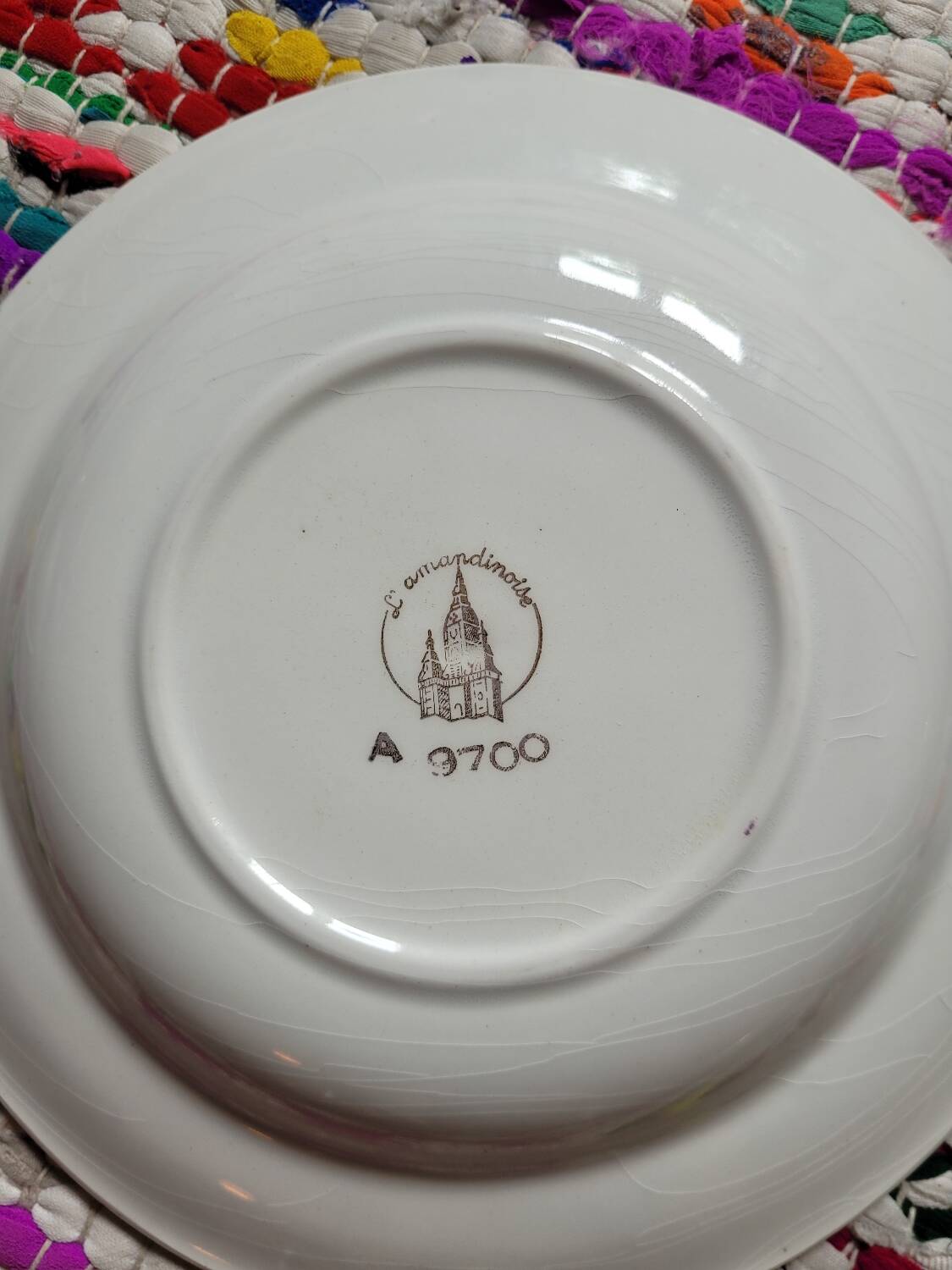 Set of 5 deep plates 9700 l'amandinoise