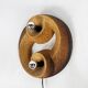 Mid Century Brutalist Ceramic Wall Lamp, 1960s