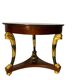 Large pedestal table with Empire-era corbels