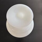 Large white opaline vase