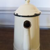 Enameled teapot