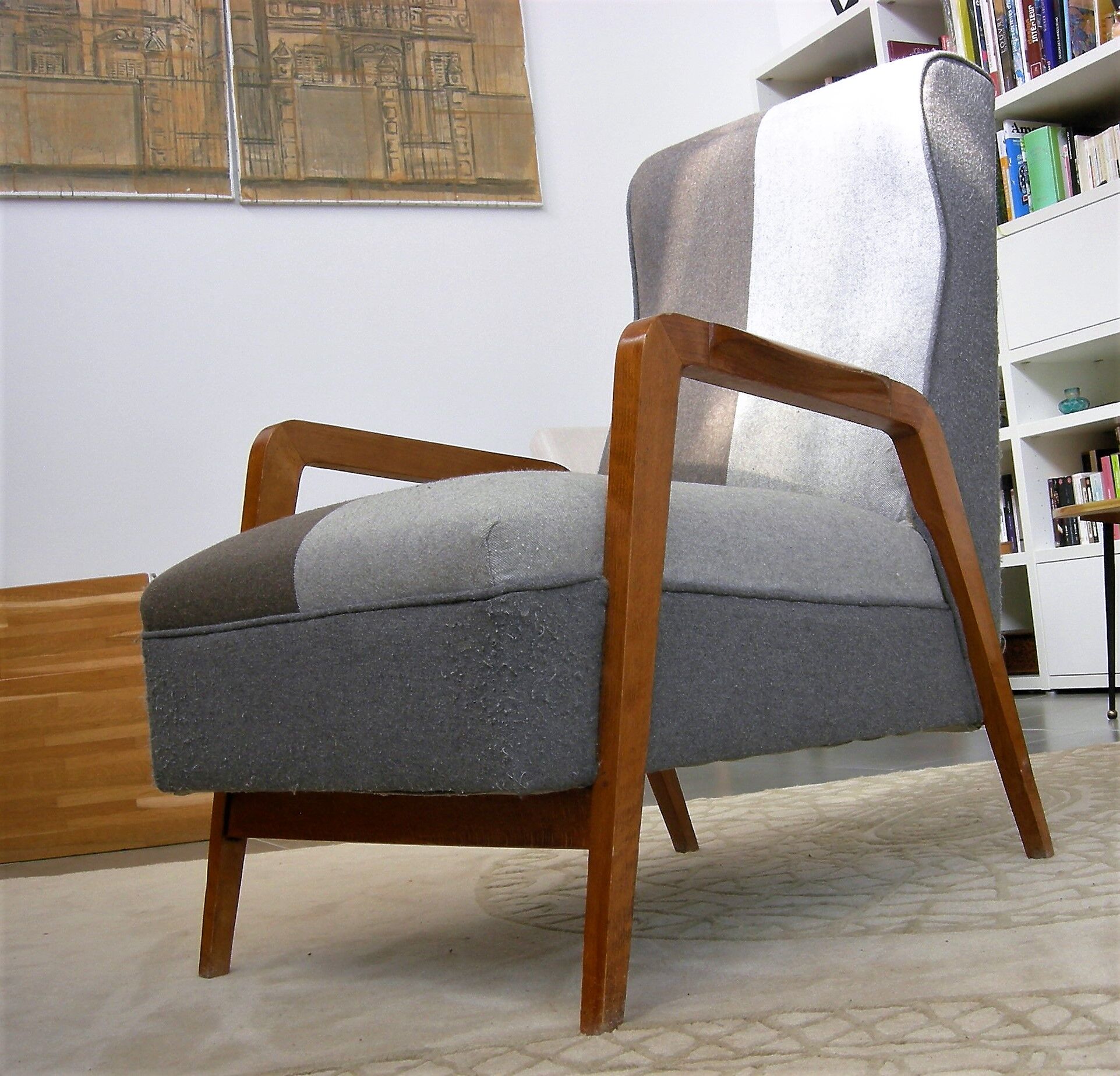 Fauteuil vintage des années 50-60