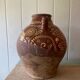 Large antique glazed terracotta jar from the South-West, late 19th century