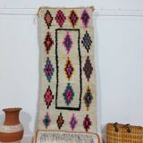 Handmade wool Berber rug 165 X 70 CM