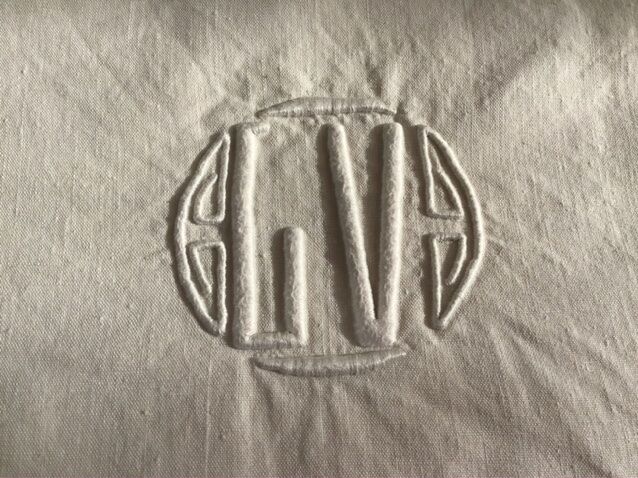 Pair of sheets marked LV