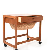 Fine danish Sewing Table in Teak