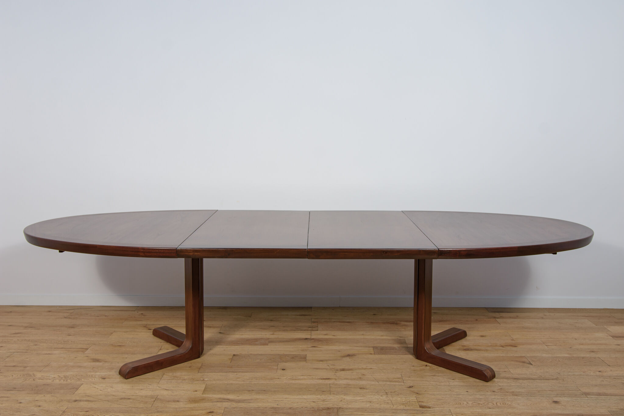 Mid-Century Oval Rosewood Extending Dining Table by Skovby, Denmark, 1960s