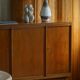Buffet / Enfilade milieu du siècle en teck et chêne, ébéniste danois, années 1960