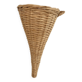 Panier à accrocher, osier clair