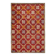 1970s Vintage Turkish Hand-Knotted Wool Cotton Red Area Rug 188x277