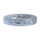 Vintage Bowl in Clear Glass, with Engraved Decorations