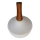 Louis Kalff pendant lamp ep 1960 Scandinavian glass and teak