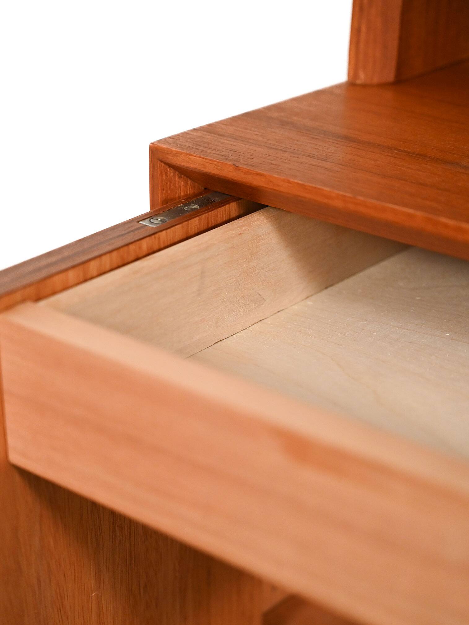 Scandinavian teak bookcase with cabinet, 1950s–1960s