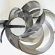 Lustre suspension en forme de spirale géante en chrome 1970 vintage space age pop 70's seventies pendant light
