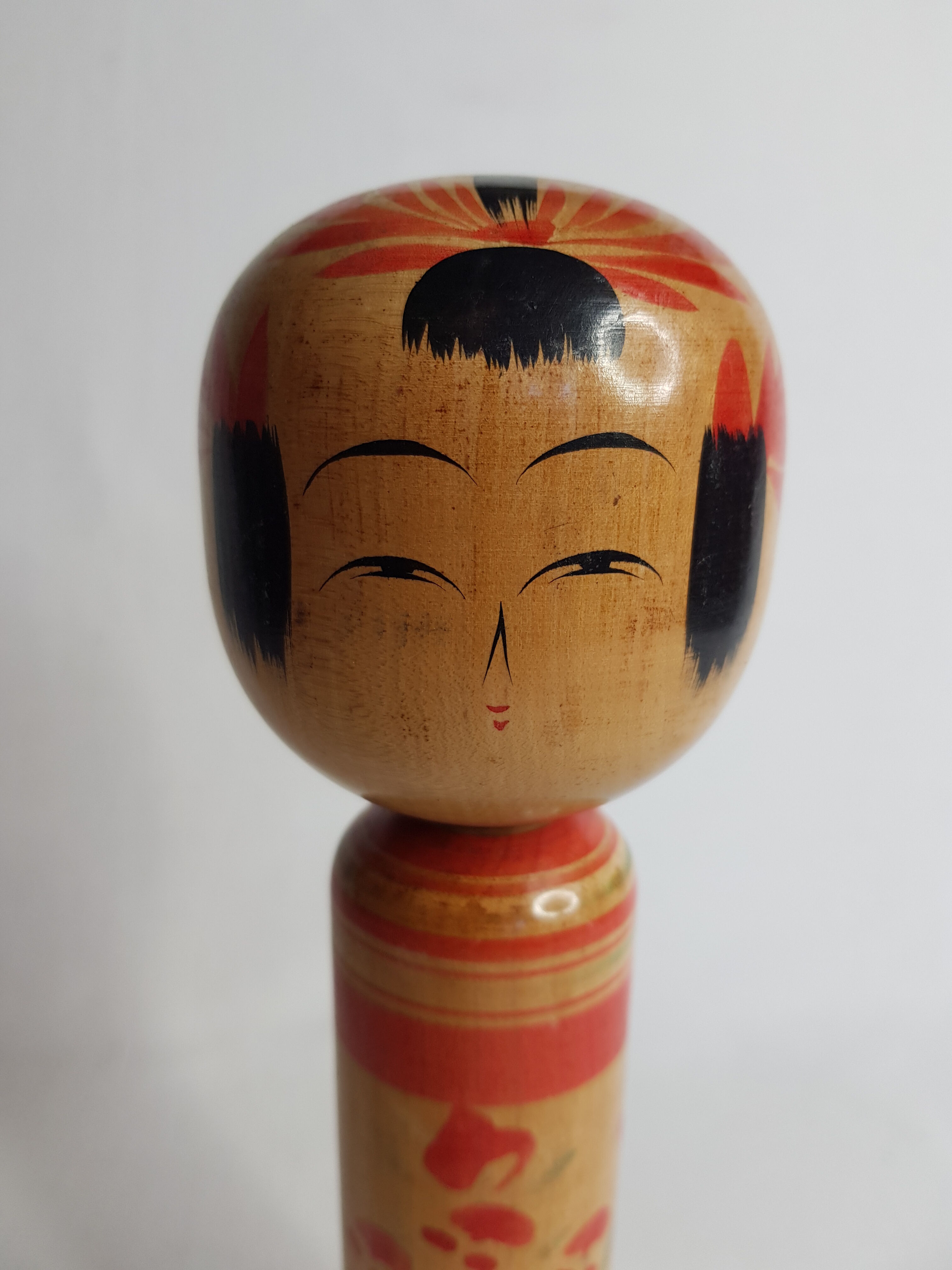 Vintage Kokeshi doll, 25 cm