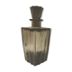 Carafe à alcool en verre fumé 1950