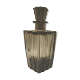 Carafe à alcool en verre fumé 1950