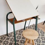 Vintage school drawing table