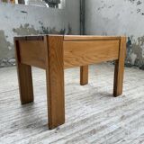 Solid elm bedside table Maison Regain