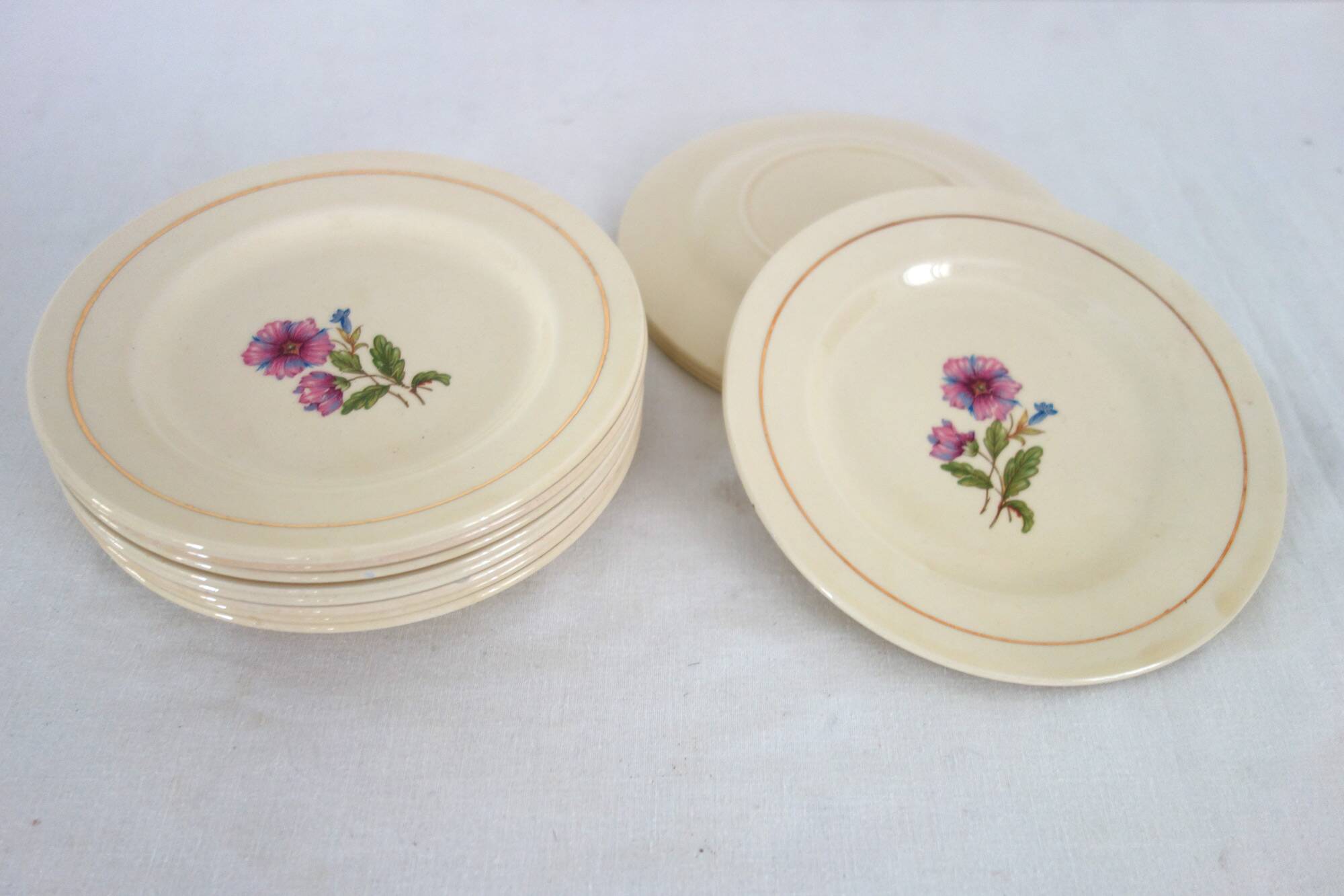 Gien vintage dessert service for 12 people