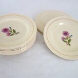 Gien vintage dessert service for 12 people