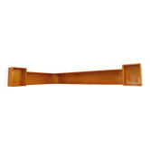 Vintage wooden corner wall shelf from the 60s 70s.