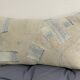 Coussin artisanal en toile ancienne style Kilim