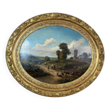 Large painting by Hubert