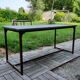 Folding industrial table