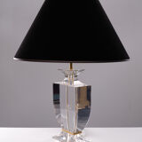 Regency Lucite Table Lamp, 1970s, France