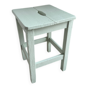 Ancien tabouret en bois