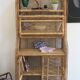Rattan and woven wicker library