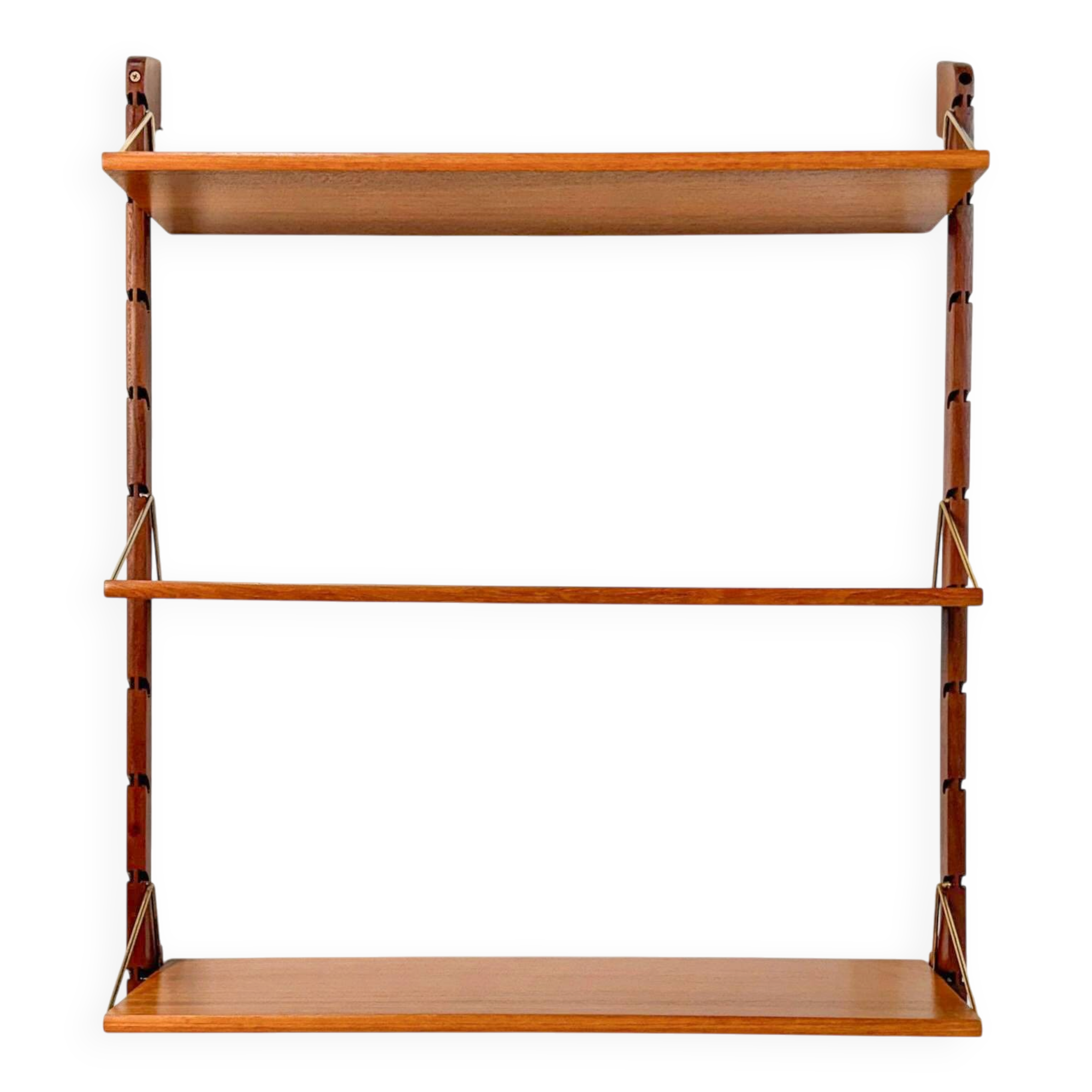Étagère scandinave des années 60 Ergo, ensemble de 3 étagères, Norvège.