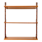 Scandinavian mid century shelving unit Ergo, set of 3 shleves, Norway 1960s