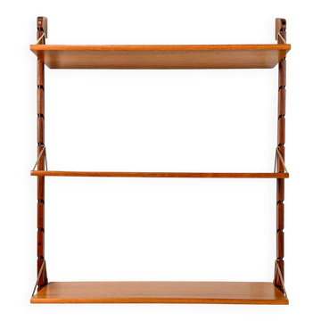 Scandinavian mid century shelving unit Ergo, set of 3 shleves, Norway 1960s