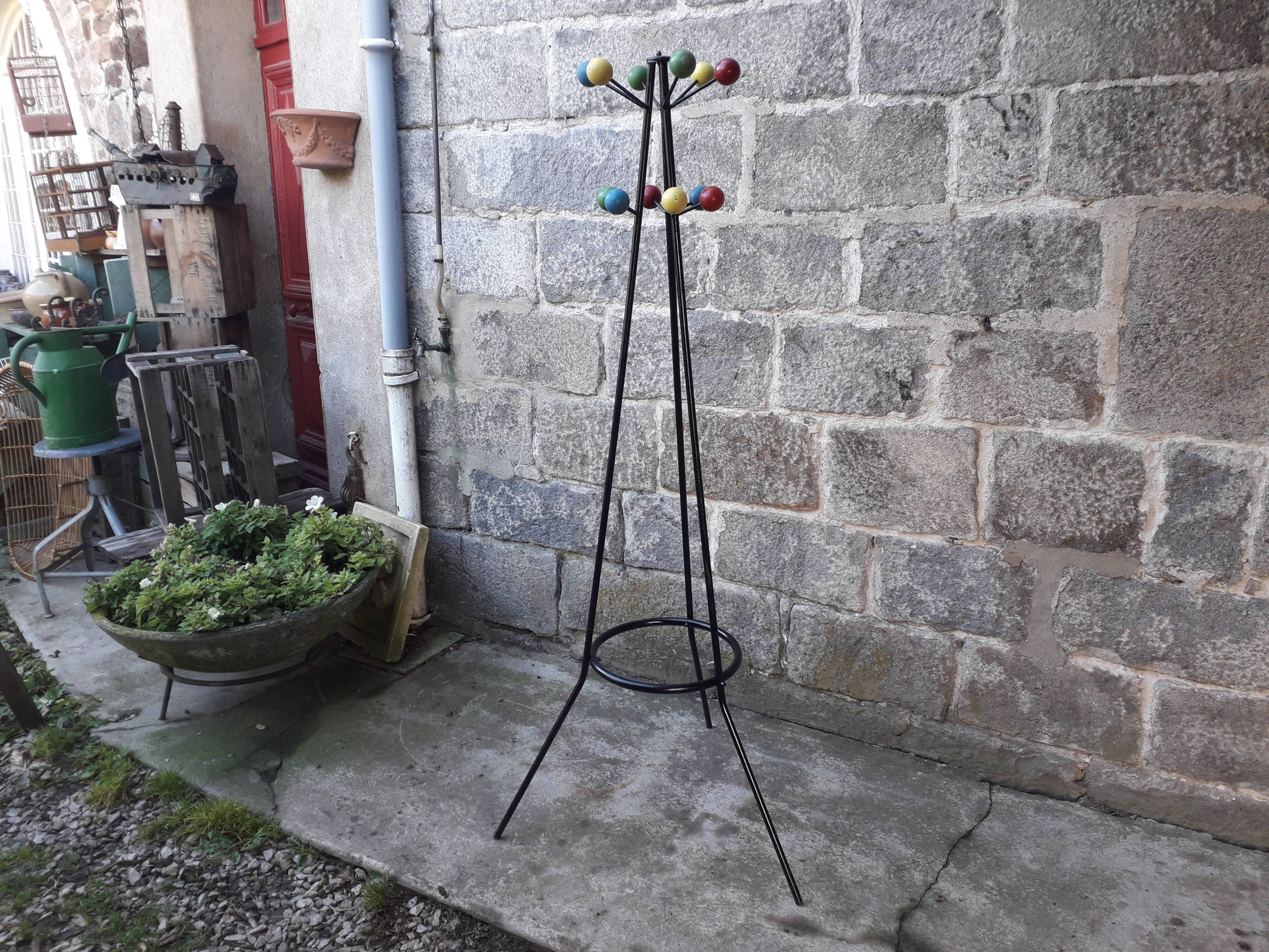 Vintage parrot coat rack